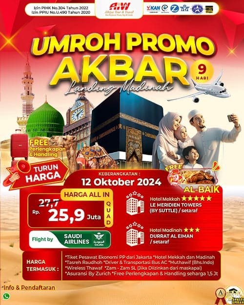 Umroh Landing Madinah ai tuurnharga (1)